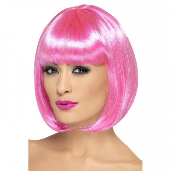 Bubble Gum Pink Bob Wig