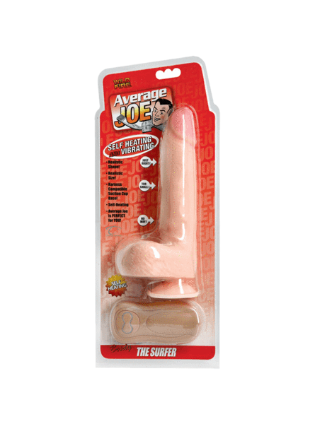 Average Joe Vibrating & Heating Dildo - 5 Variations