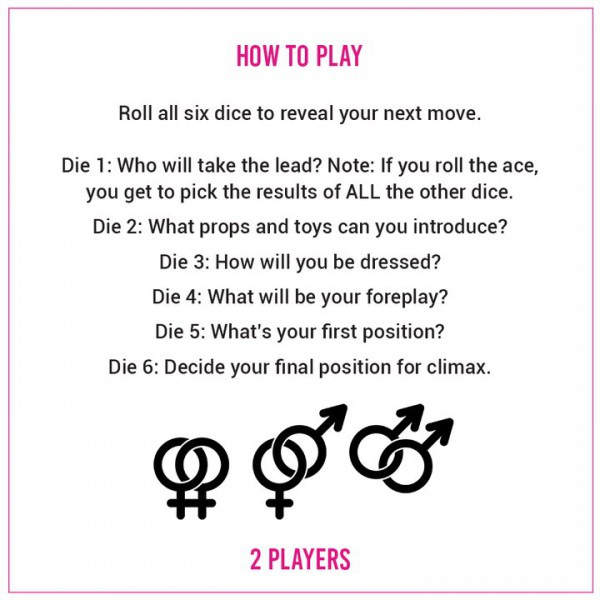 Sexy 6 Dice Sex Edition