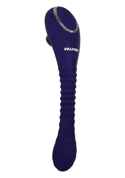 Evolved Bendable Sucker Dual Stimulating Suction Vibrator