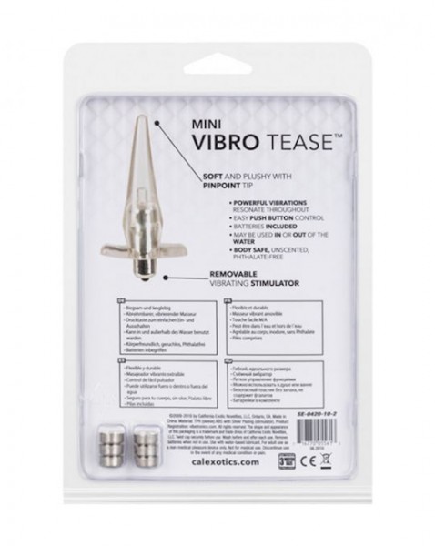 Mini Vibro Tease - Clear