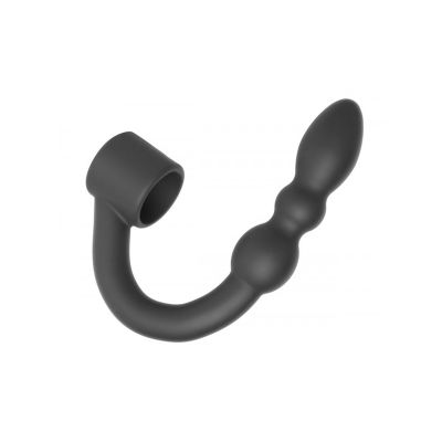 Prostatic Play Excursion Ring w Flexible Beaded Anal Arm