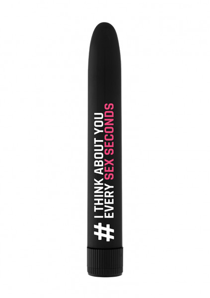 #Ithinkaboutyoueverysexseconds - Black - Clit Stimulation Toys