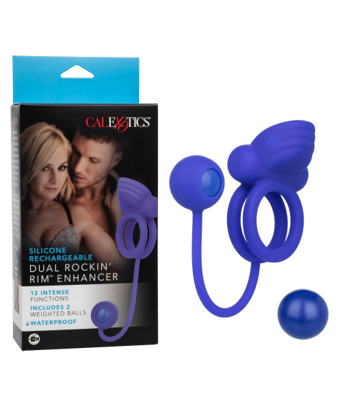 Silicone Rechargeable Dual Rockin Rim Enhancer