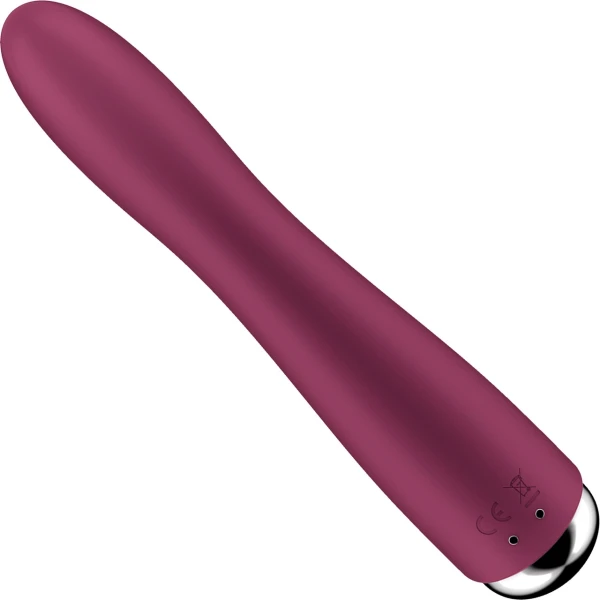 Satisfyer Spinning Vibe 1 Rechargeable Waterproof Silicone G-Spot Vibrator - Red