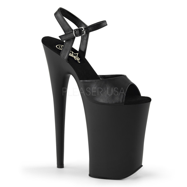 9 inch Heel, 5 1/4 inch PF Ankle Strap Sandal
