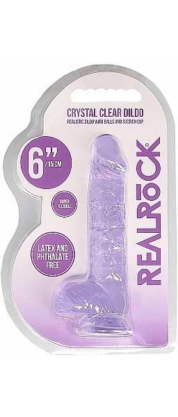 6" Realistic Cock + Balls