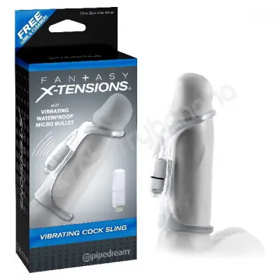 Fantasy X tensions Vibrating Cock Sling Penis Sleeve