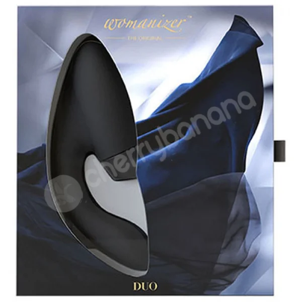Womanizer Duo Black G-Spot & Clitoral Suction Stimulator