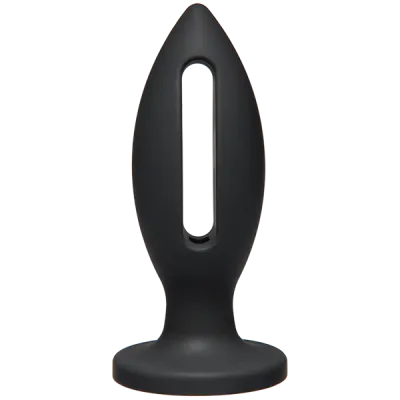 Kink Wet Works 5 inch Silicone Lube Luge Plug Black