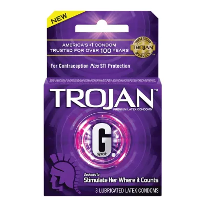 Trojan G Spot Stimulate Her Where It Counts Box of 3