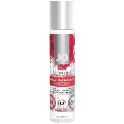 System Jo All in One Warming Massage Silicone Based Lube 1oz