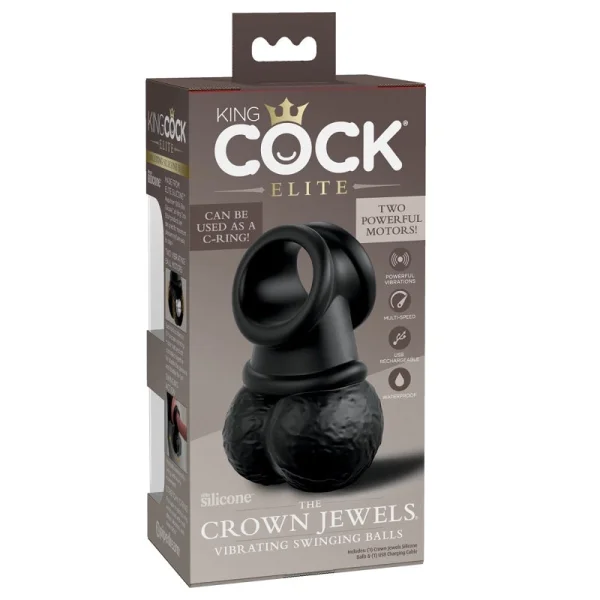 Pipedream Products The Crown Jewels Vibrating Swinging Balls