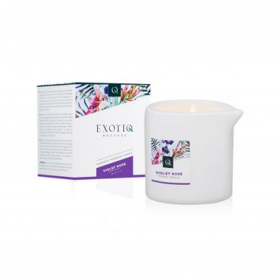 Exotiq Massage Candle Violet Rose 60g