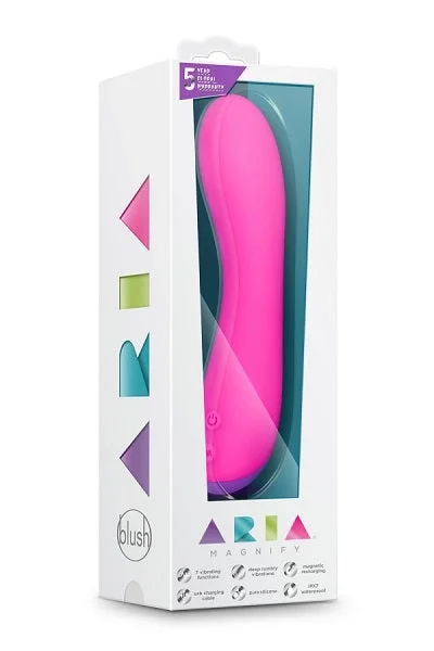 Blush Aria Magnify Vibrator Fuchsia