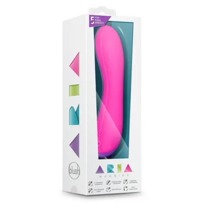 Blush Aria Magnify Vibrator Fuchsia