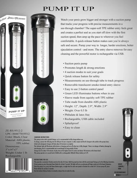 Zero Tolerance Pump It Penis Pump