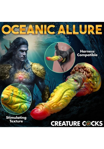 Majestic Merman 10" Silicone Suction Cup Dildo By Creature Cocks