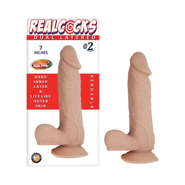 Real Cocks Dual Layered #2 7 inches Dildo — image 6 of 7
