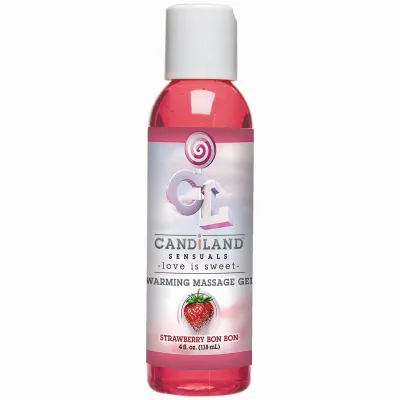 CandiLand Strawberry Warm Massage Gel 4oz