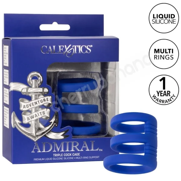 Admiral Stretchy Triple Cock Cage Performance Enhancer