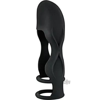 Sleek Silicone Penis Sheath Black