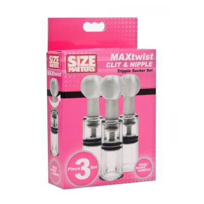 Max Twist Clit and Nipple Triple Sucker Set