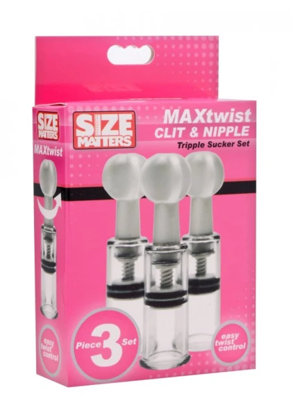 Max Twist Clit and Nipple Triple Sucker Set