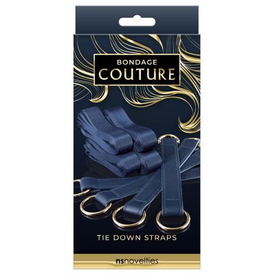 Bondage Couture Tie Down Straps Blue