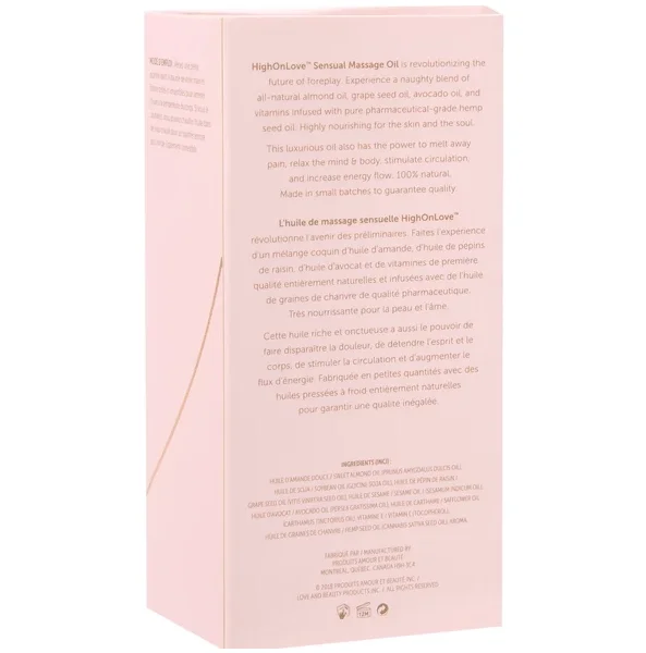 High On Love - CBD Sensual Massage Oil