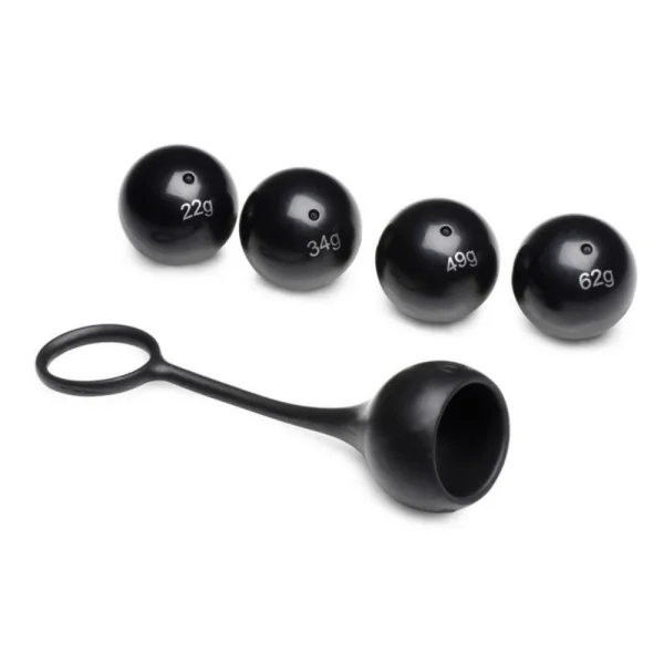 Master Series Cock Dangler Silicone Penis Strap with Weights