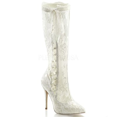 5 inches Heel 3 8 inches Hidden Platform Knee High Boot