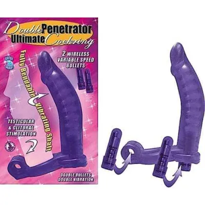 Double Penetrator Ultimate Cockring Purple