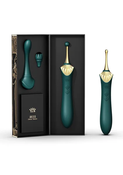 Bess Clit Massager in Turquoise Green by Zalo
