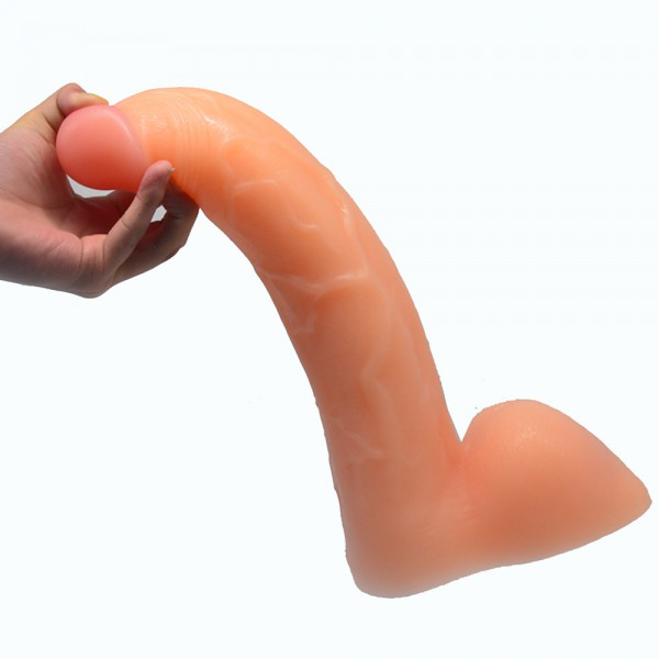 13'' Giant Thick Cock + Balls