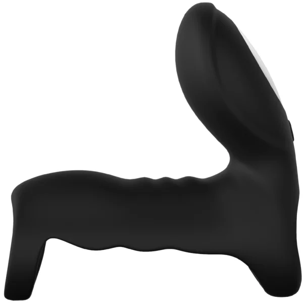 Vibrating Silicone Cock Cage With Clit Stimulator