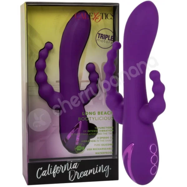 California Dreaming Long Beach Bootylicious Triple Stimulator Vibrator