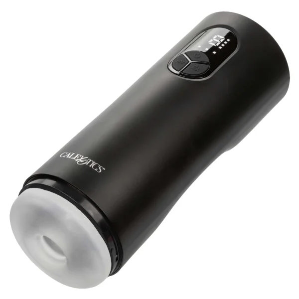 Bionic Sucking and Vibrating Masturbator - Black
