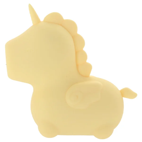 Unihorn Bean Blossom Flicking Silicone Clitoral Vibrator - Yellow