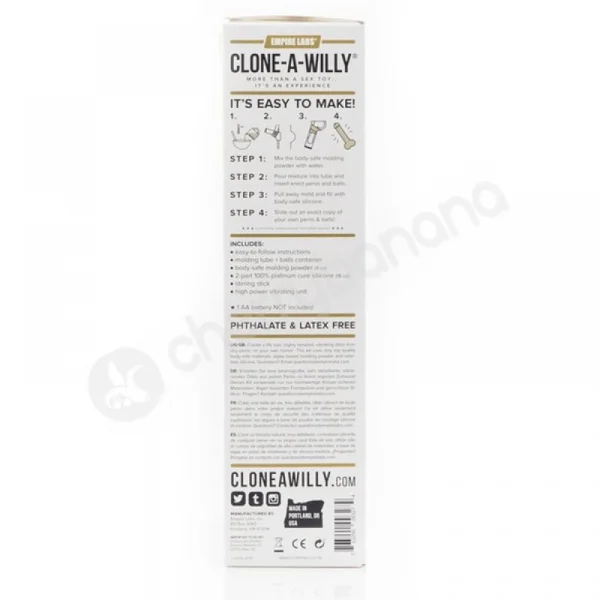 Clone-A-Willy Plus+ Vibrator Moulding Kit With Balls
