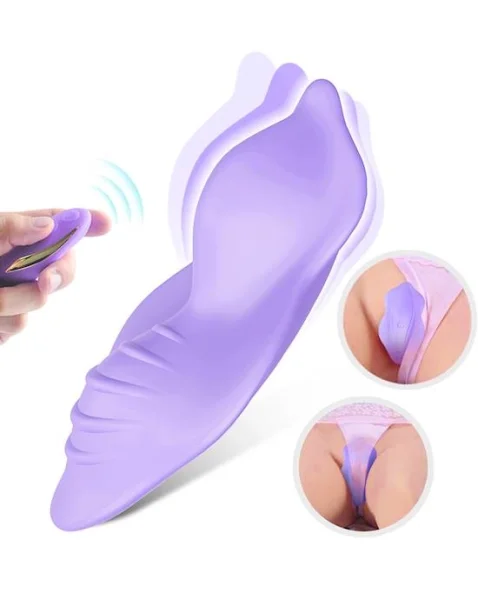 Whisper Panty Vibrator - Purple - 3.7 Inch