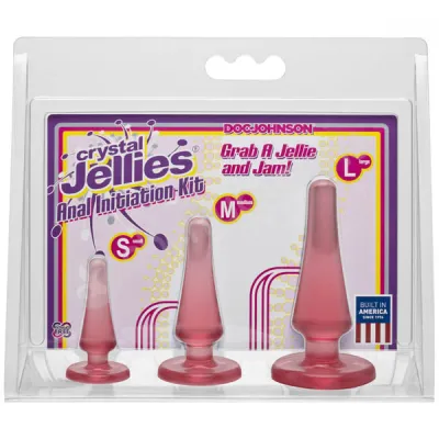 Crystal Jellies Pink Anal Initiation Kit