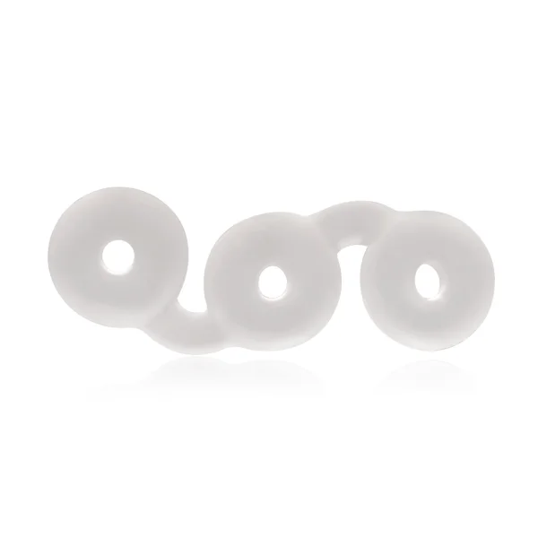 Triple Donut Ring - Clear
