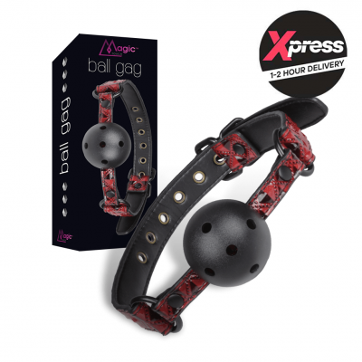 Magic Touch Ball Gag Purple
