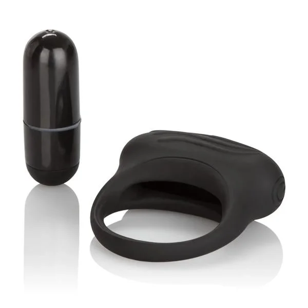 Silicone Lovers Arouser Black Vibrating Ring — image 5 of 8