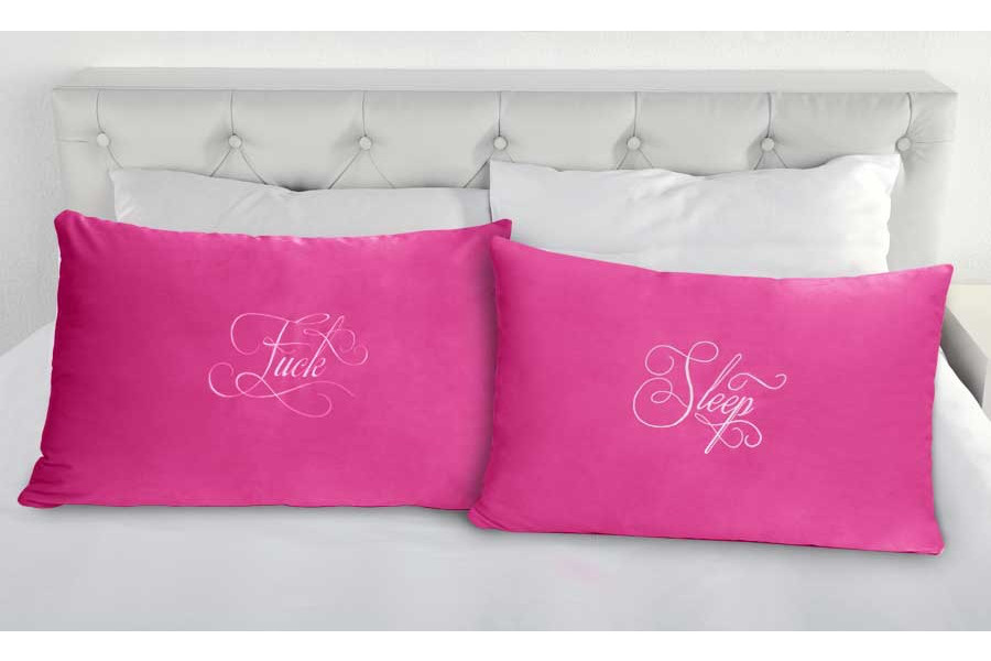 "Choose Your Mood" PillowTalk Embroidered Sham