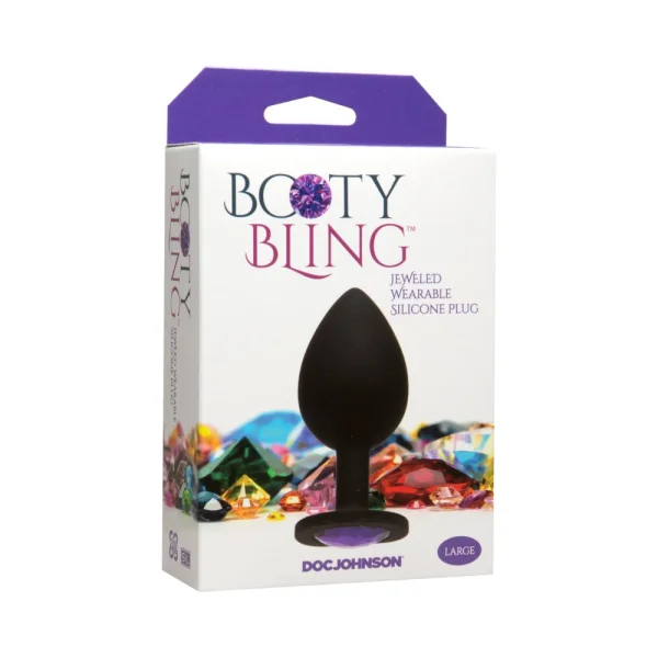 Booty Bling Jeweled Wearable Butt Plug Large — image 11 of 22