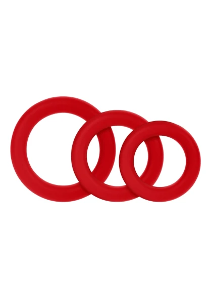 F-61: 3-Piece Silicone Cock Ring Set — image 13 of 16