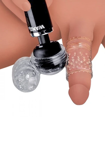 Wand Essentials Twin Turbo Stroker Attachment for Men