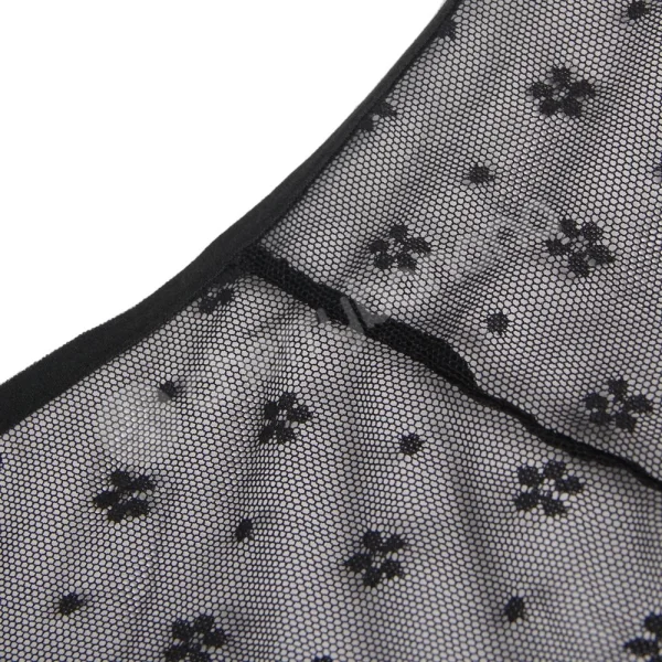 Cherry Banana Plus Size Black Faux Leather Dress With Zipper Front & Tie-up Back